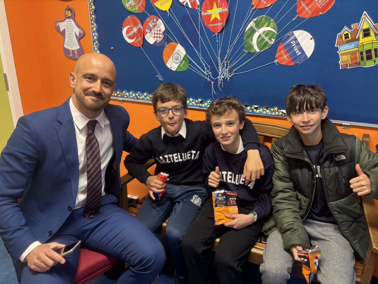 Adios to our Spanish visitors